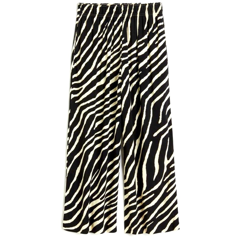H&M Silver and Black Wide Leg Jumpsuit